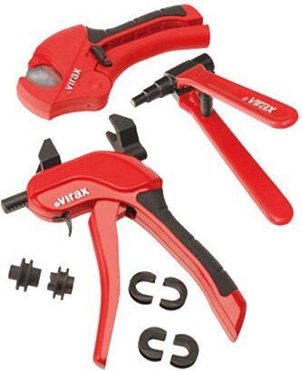 Crimperbox ø 12 - 16 - 20 mm + Aufweitzange ø 12 - 16 - 20 mm + Rohrschneider pc 32 - Virax