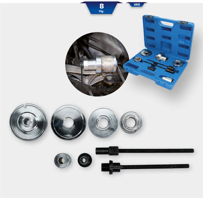 Brilliant Tools - Silentlager-Werkzeug-Satz für vw Polo 9N 8tlg. - BT671800