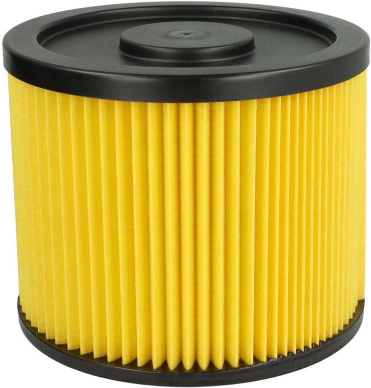 1x Faltenfilter kompatibel mit Lidl Parkside pnts 30/9 e, 30/9 de Staubsauger - Filter, Patronenfilter, gelb - Vhbw