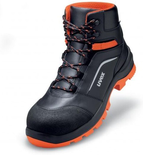 Uvex - 2 xenova Sicherheits-Stiefel Gr.38 W11 S3 esd src schwarz/rot 9507.2