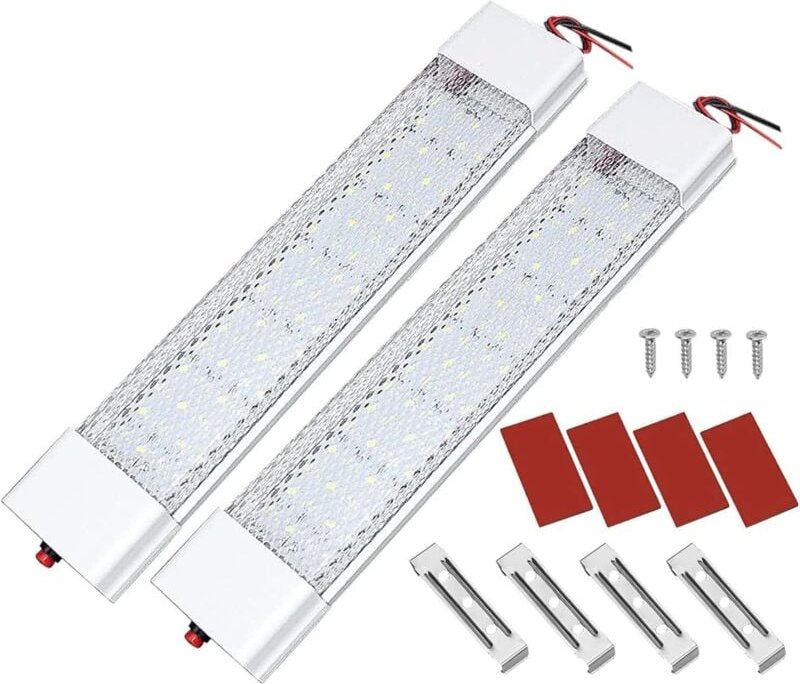 Stück 12 v 72 led Auto-Innenbeleuchtung Bar Auto led Innenbeleuchtung rv Deckenkuppelleuchten Van Lichter für Campingwag...