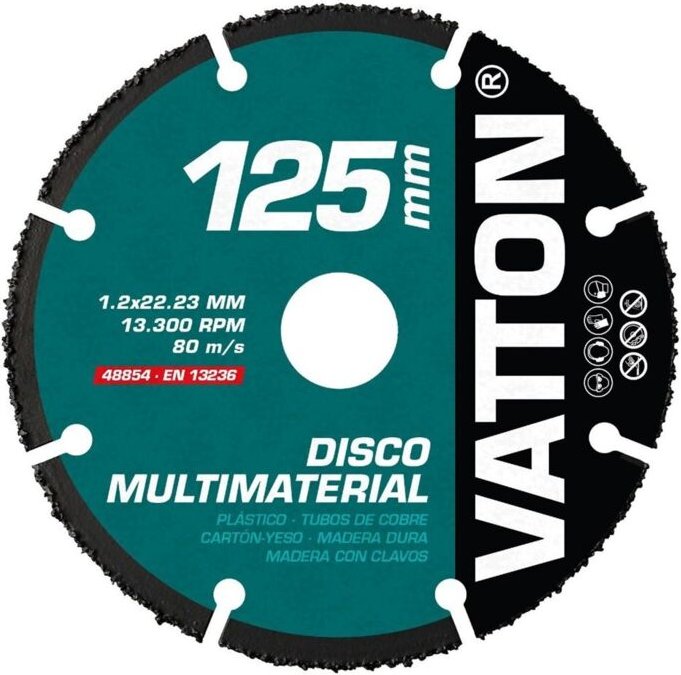 Ultimaterial Segmentscheibe (Ø125mm 13300 U/min) für Trockenschnitt (6 Einheiten)