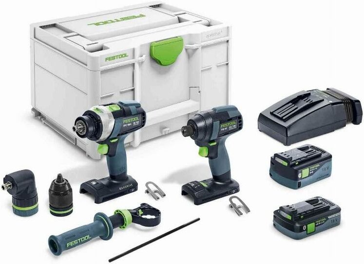 Festool - Schrauber- und Bohrer-Set tid 18 5,0/4,0-Set tpc 18/4