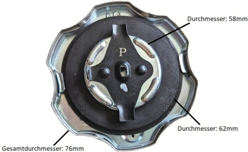 Ersatz Tankdeckel Kraftstofftankdeckel für Inverter Stromerzeuger uvm.
