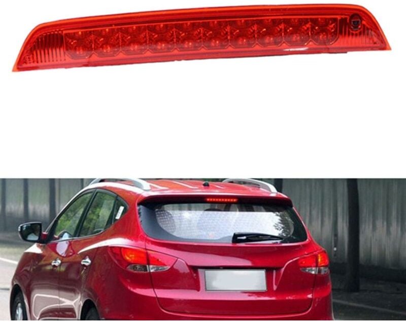 Woosien - Hochmontierte hintere dritte Bremslicht-Bremsleuchte für Ix35 2011–2015, LED-Rücklicht-Hinterradbremsstopp-War...