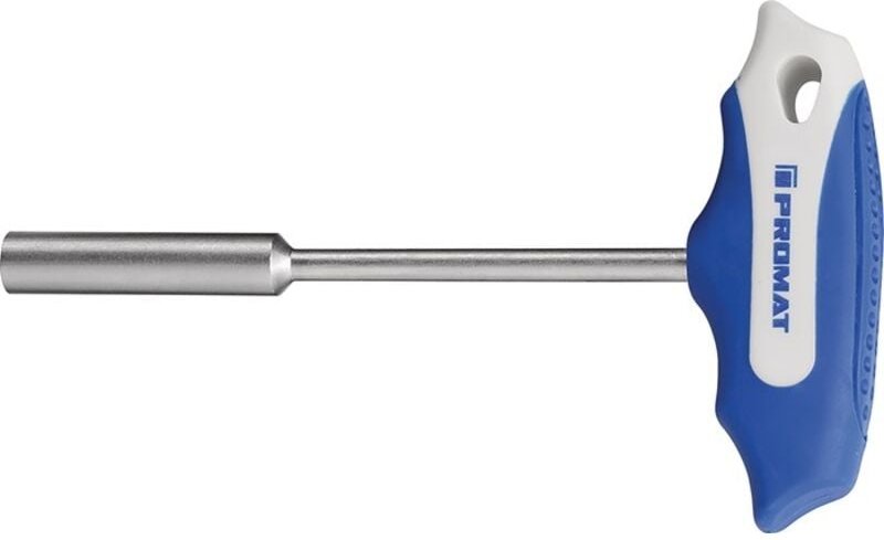 Sechskantsteckschlüssel Schlüsselweite 7 mm Klingenlänge 125 mm 2-Komponentengriff mit Quergriff