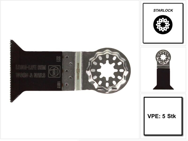 Thumbnail - Fein - 5x E-Cut Long-Life Sägeblatt Starlock 50 mm - 63502221230