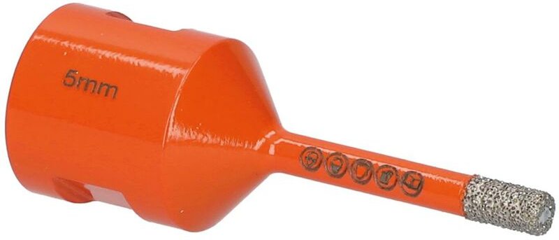 Btec - Diamantbohrkrone Special Orange M14 Fliesen, Keramik, Feinsteinzeug 5 mm - Orange