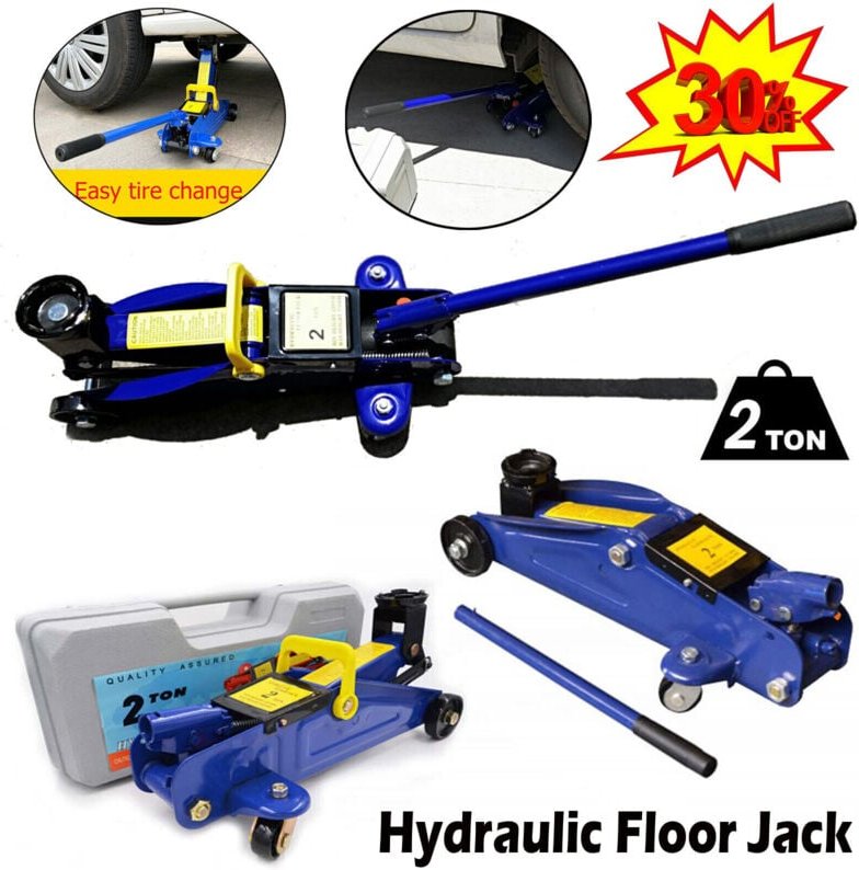 Dayplus - 2 Ton hydraulischer Trolley Boden Jack Low Profile Auto Garage Lift tuv Mühelos