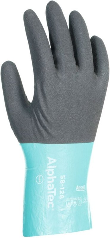Thumbnail - Chemikalienschutz-Handschuh-Paar AlphaTec 58-128, Handschuhgröße: 8 - Ansell