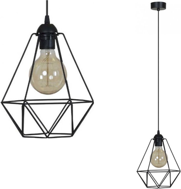 Diamond Loft Edison Draht-Deckenhängelampe