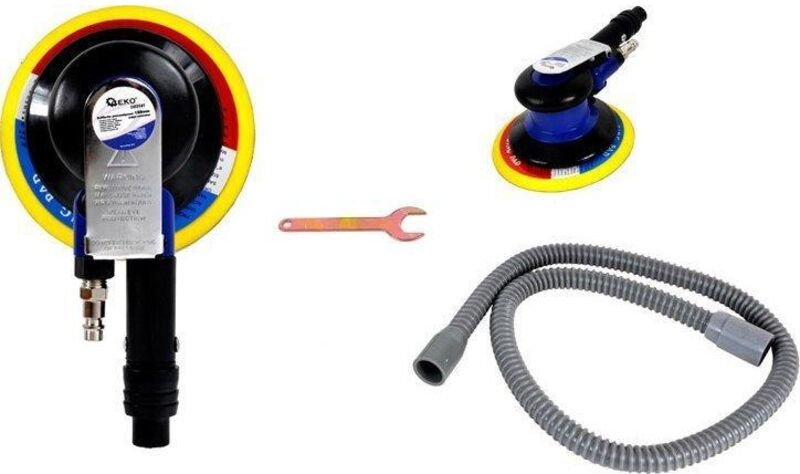 Geko Pneumatische Schleifmaschine 150 mm robuste professionell
