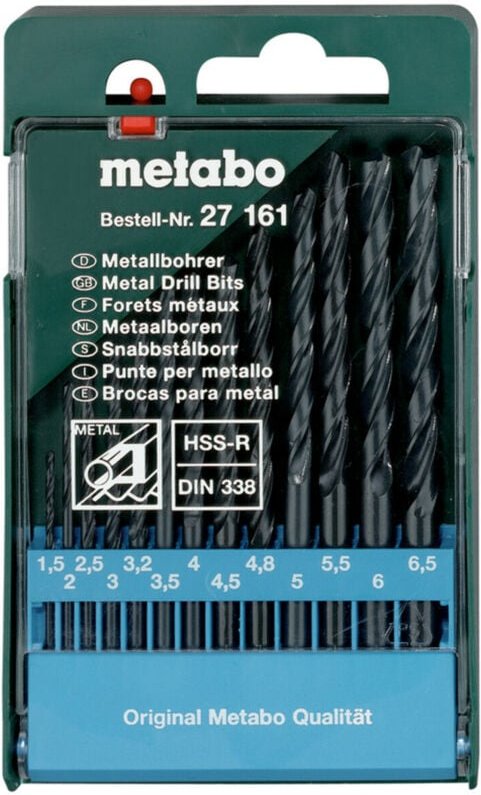 Metabo - HSS-R-Bohrerkassette, 13-teilig