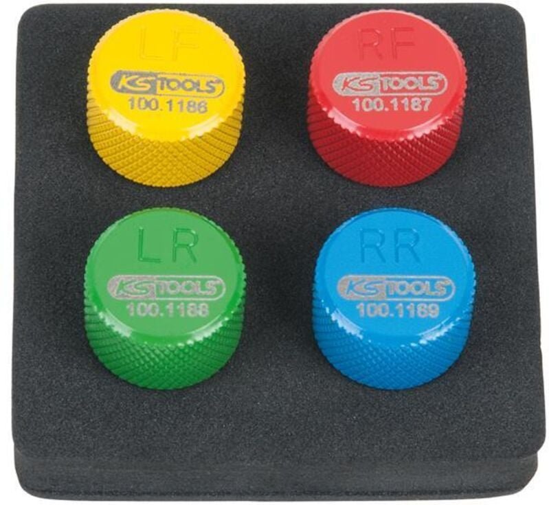 Rdks / tpms Reifenentlüfter-Satz, 4-tlg
