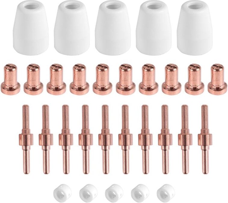 Thumbnail - Für PT-31 -40 Plasma Cutter Schneiden Taschenlampe Verbrauchs kit Erweiterte 30Pcs