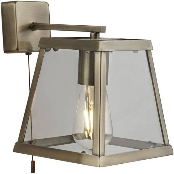 Searchlight Voyager - 1 Licht Wandleuchte Antik Messing, E27