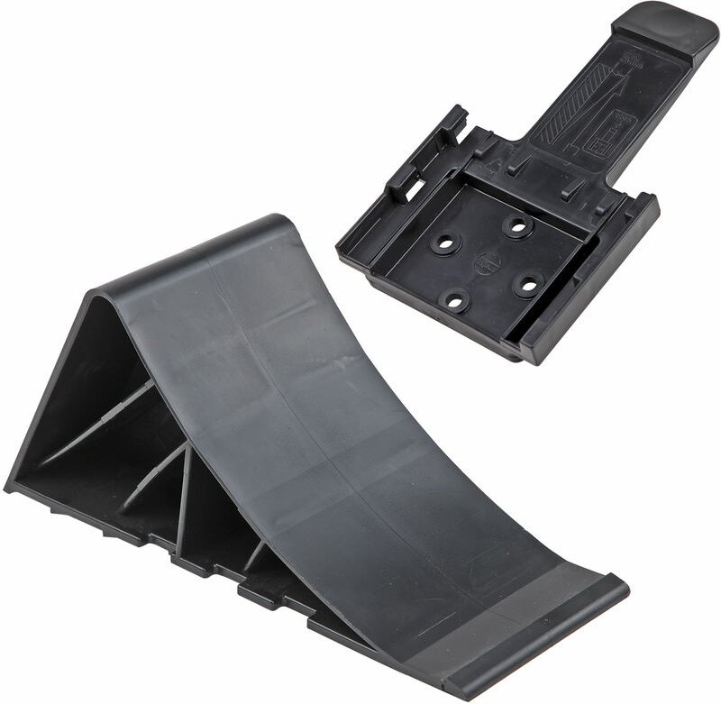 Dema - PVC-Unterlegkeil schwarz mit Halter