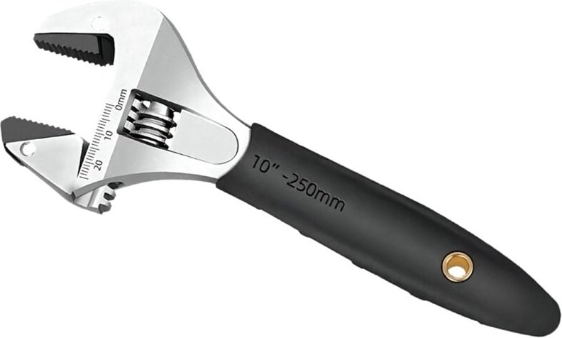 Verstellbarer Ratschenschlüssel, Selbstspannender Verstellbarer Schraubenschlüssel, Multifunktionaler Badezimmerschlüsse...