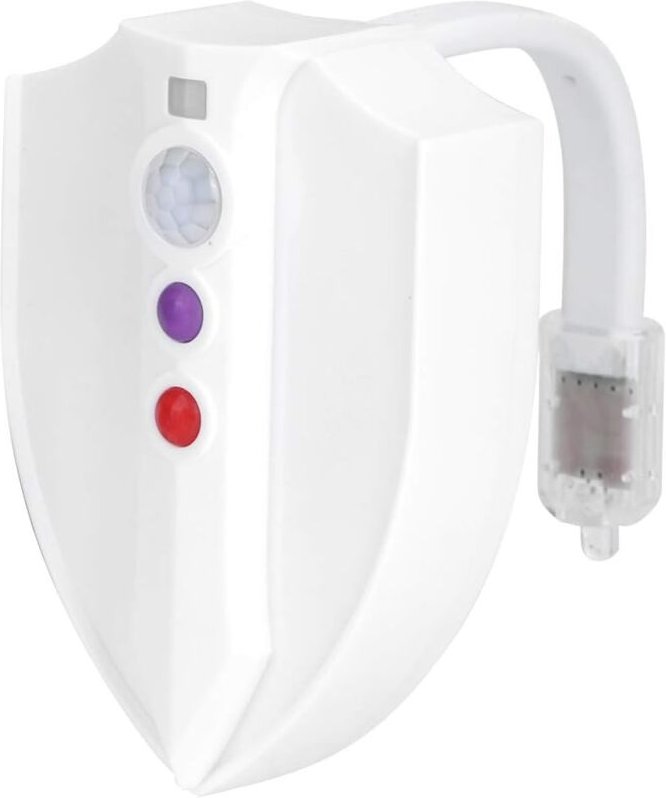 Toiletten-Nachtlicht, 8 einfache Farben, Bewegungssensor oder Farbzyklus-Toilettenlicht, wasserdicht für Familienbüro