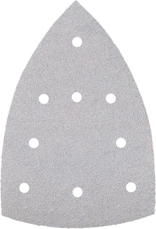 Haftschleifblätter 100 x 150 mm, p 80, 9 Löcher, mit Kletthaftung (sma), halboffene Streuung - Metabo