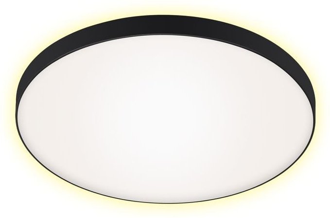 Briloner - led Deckenleuchte Deckenlampe 18W schwarz Metall-Kunststoff Ø35,5cm