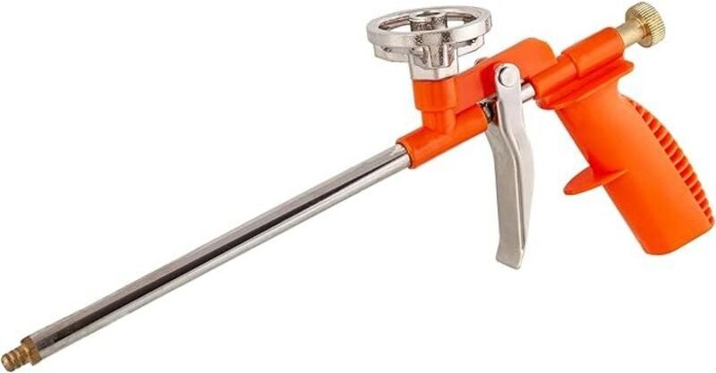 Schaumpistole Bauschaum Pistole PU Schaum Pistole für Pistolenschaum Montageschaum Bauschaum (Compact Orange, 1)