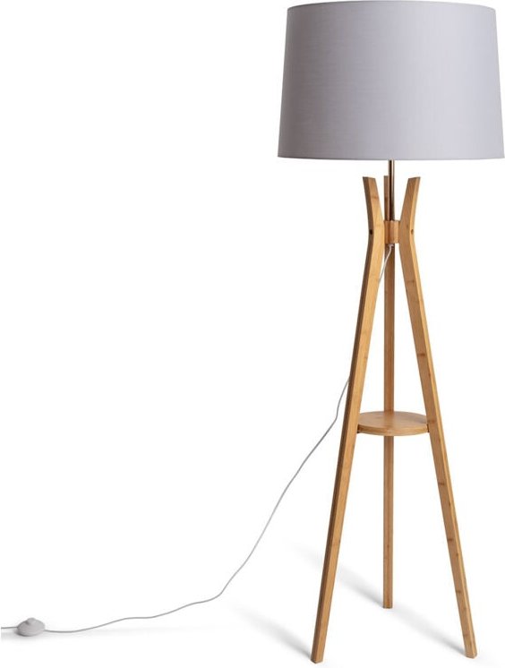 Stehlampe Qaanso Grau