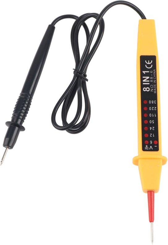 in 1 Spannungsprüfer AC DC 6-380V Multifunktionaler Auto-Elektroinstrumentendetektor mit Anzeige