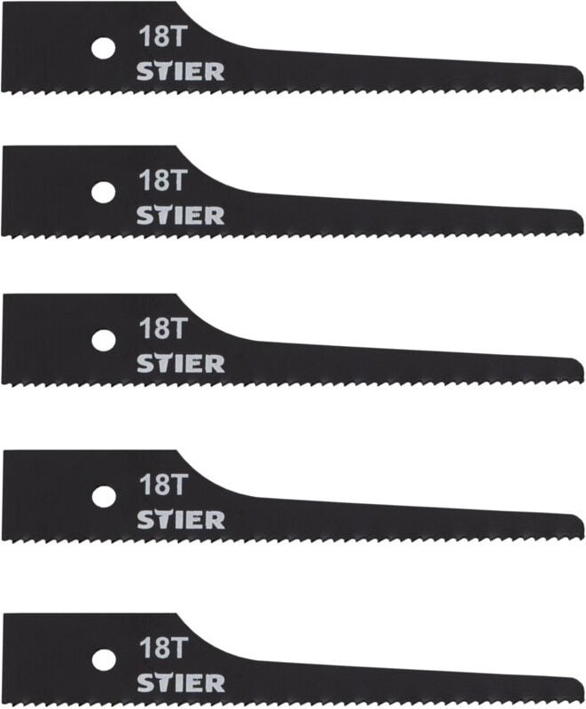 Stichsägeblatt für STS-100 18 Zähne 5 Stk - Stier