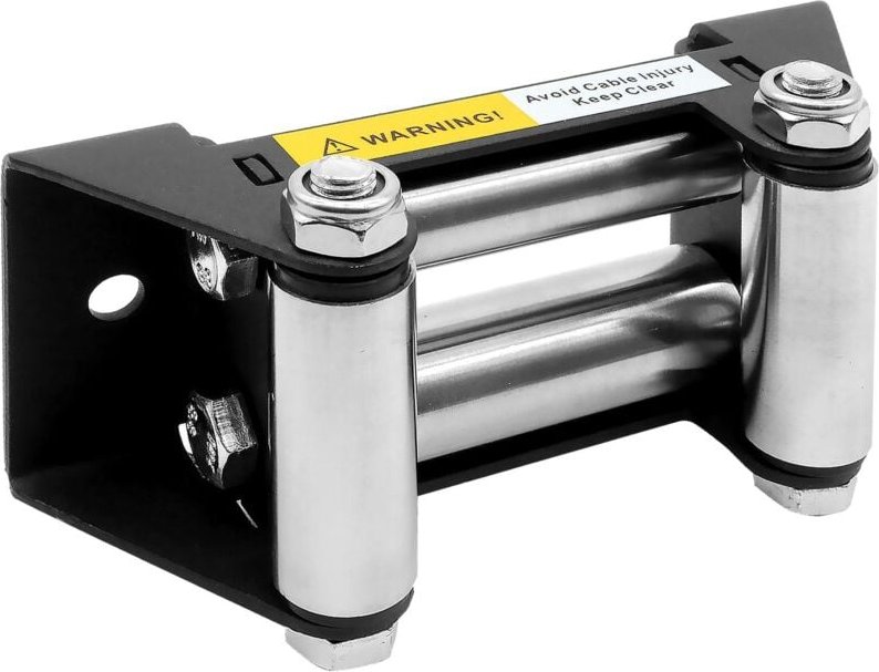 Rollenführung, klein, Militärqualität, mattschwarz. Edelstahlrollen.