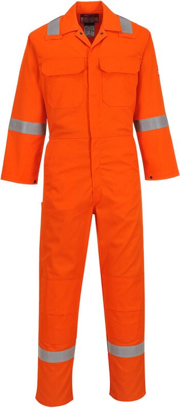 Thumbnail - Bizweld FR Iona lange Overall in Orange, Größe XL