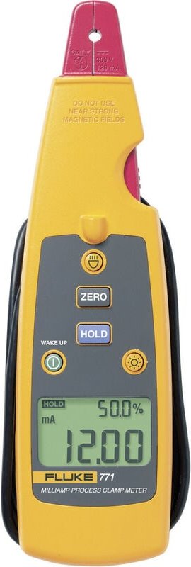 771 Stromzange, Hand-Multimeter digital Prozess-Stromausgabe cat ii 300 v Anzeige (Counts): 1 - Fluke