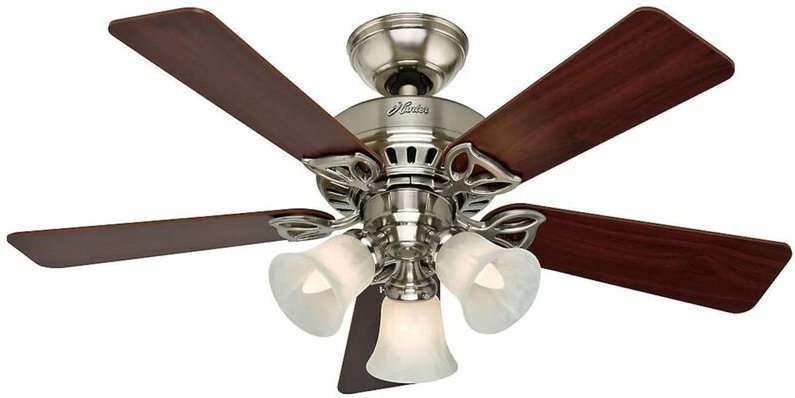 Deckenventilator Beacon Hill 107 cm Nickel mit Licht