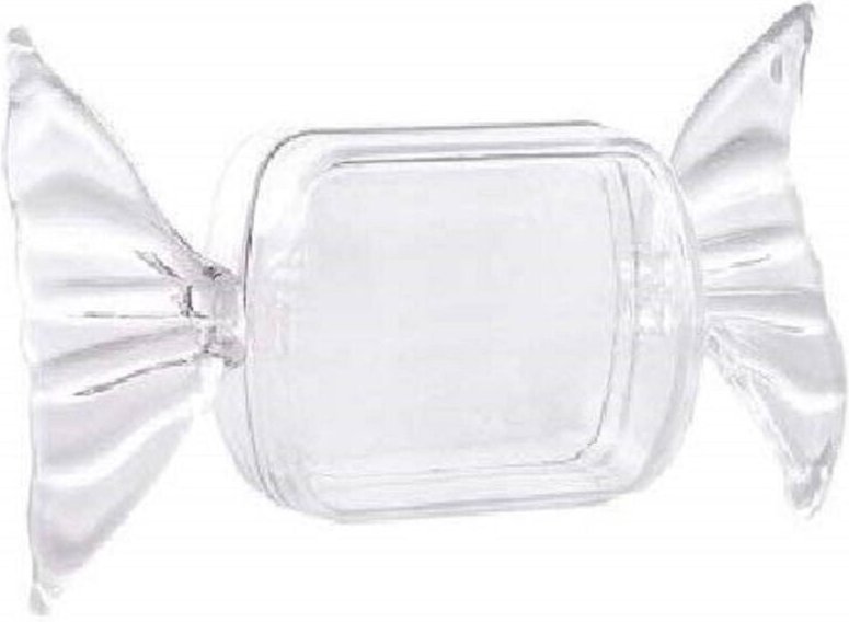Trade Shop Traesio - Trade Shop - set 15 stück party-geschenke party-geschenke süssigkeiten plexiglas 6X3,5 cm konfetti-...
