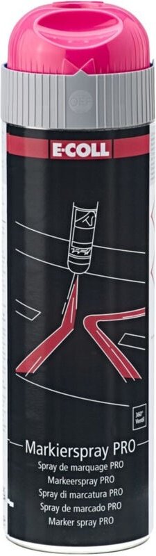 E-coll - pro Markierspray floureszierend pink, 500 ml Spraydose