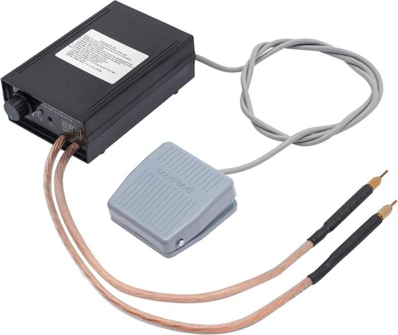 8000 W Punktschweißgerät, 9 Geschwindigkeiten, verstellbar, Punktschweißgerät mit Doppelpuls, Hochleistungs-Schweißgerät...