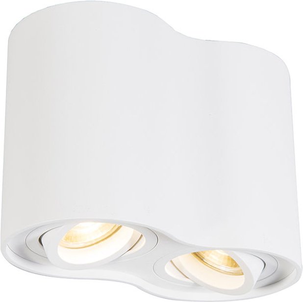 Moderner Spot weiß kippbar - Rondoo Duo