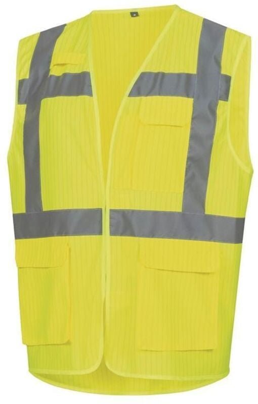 Warnweste 7119 Größe xxl neongelb en iso 13688/EN iso 20471/EN 1149