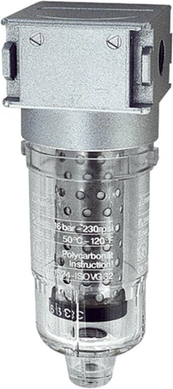 Aktivkohlefilter »multifix-mini«, mit PC-Behälter, bg 0, g 1/8 - Riegler