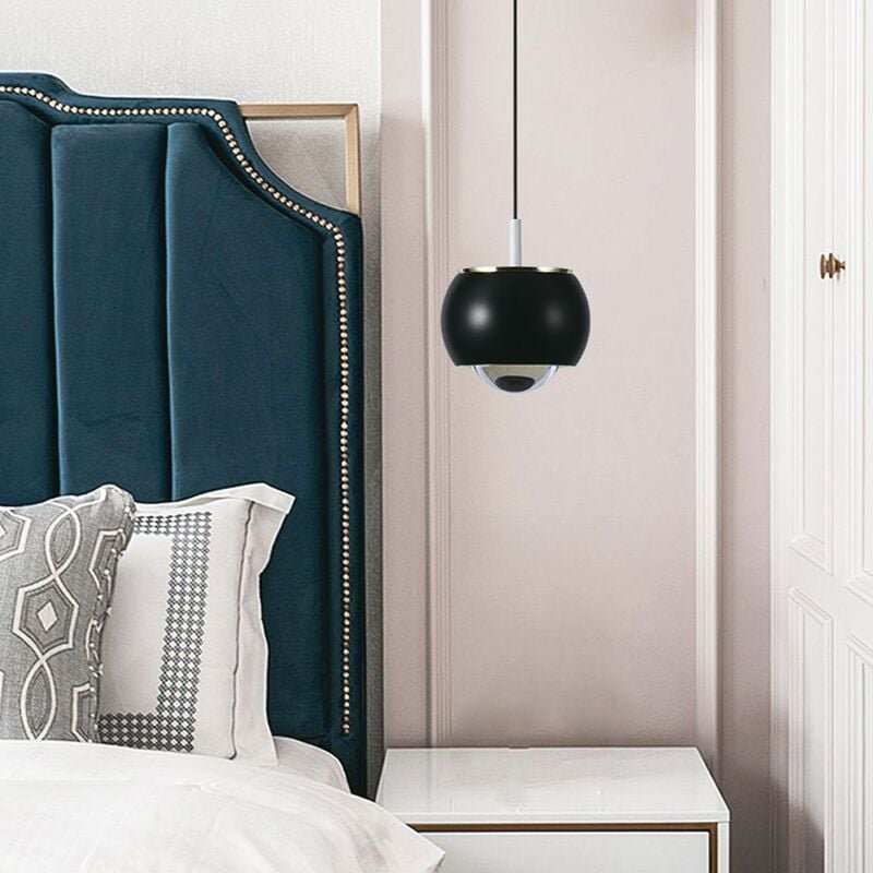 Designer-Deckenleuchten - Designer-Hängelampen - IP20 - Schwarzes Gehäuse - 9 Watt - 1000 Lumen - 4000K