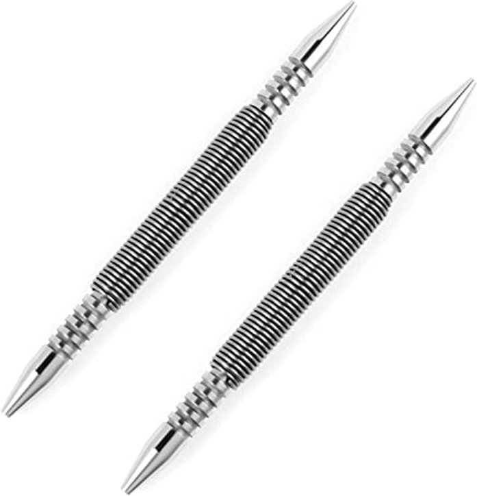 2-Teiliges Doppelkopf-Nagelsetzer, 3/32 & 1/8 Federnagel-Set, Hammerloses Nagelsetzer-Stanzset, Werkzeug zum Entfernen V...