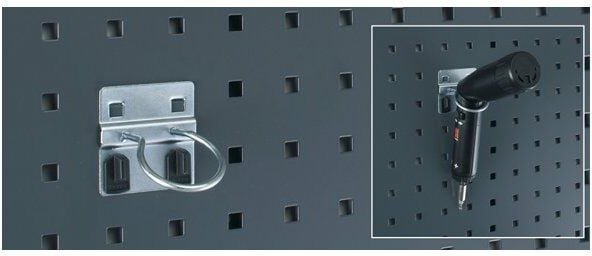 5 Stück Rundhalter mit breiter Grundplatte - 80mm