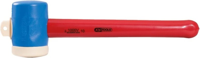 Kunststoffhammer mit Schutzisolierung, Kopf Ø 55mm