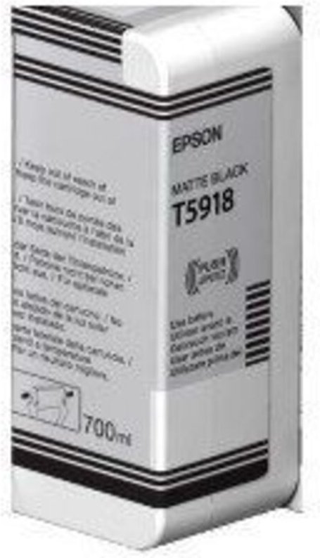 Epson Tintenpatrone matte schwarz T 591 700 ml T 5918