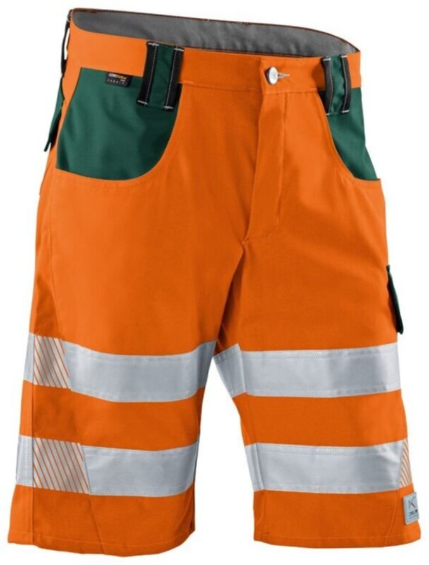 Kübler Shorts reflectiq psa 2 warnorange/moosgrün Gr. 64