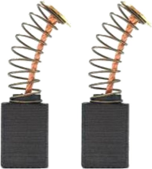Trade-shop - 2x Motorkohle / Kohlebürste / Schleifkohlen 6 x 9 x 12/13 mm passend für viele Elektrowerkzeuge wie Blaukra...
