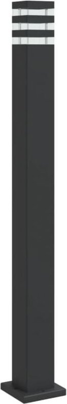 Wegeleuchte Schwarz 110 cm Aluminium Vidaxl