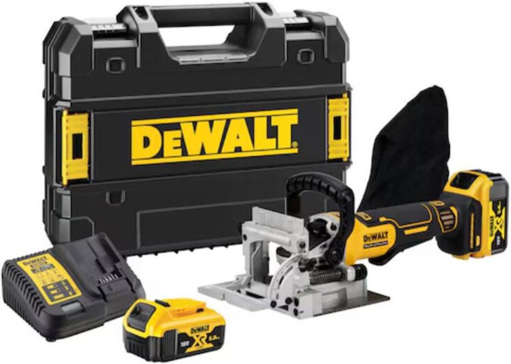 Fraiseuse à lamelles 18V xr (2x 5.0AH) en coffret Dewalt DCW682P2-QW