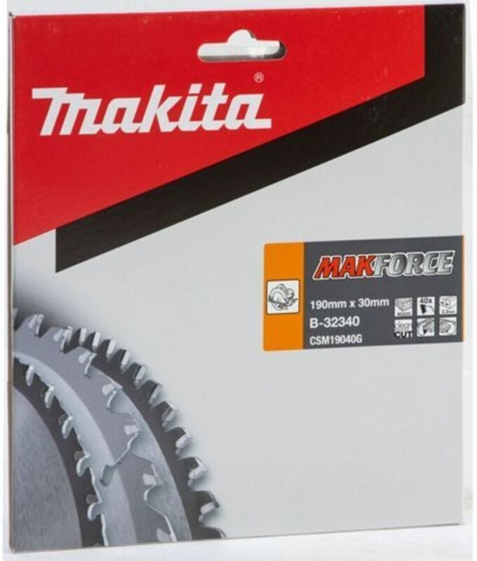 Makforce Sägeblatt 190x30x40Z - Makita