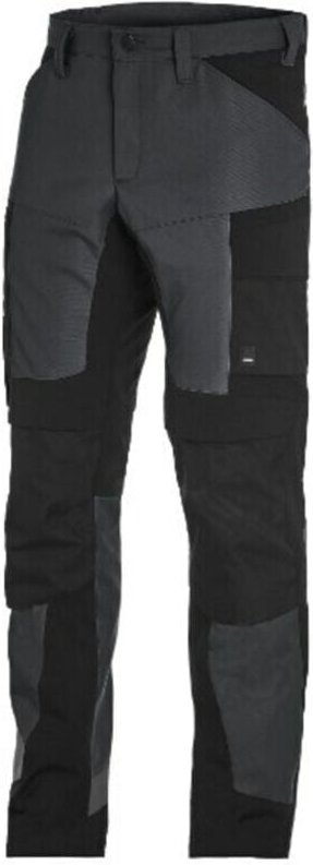 FHB - Arbeitshose Leo, Gr. 48, anthrazit/schwarz